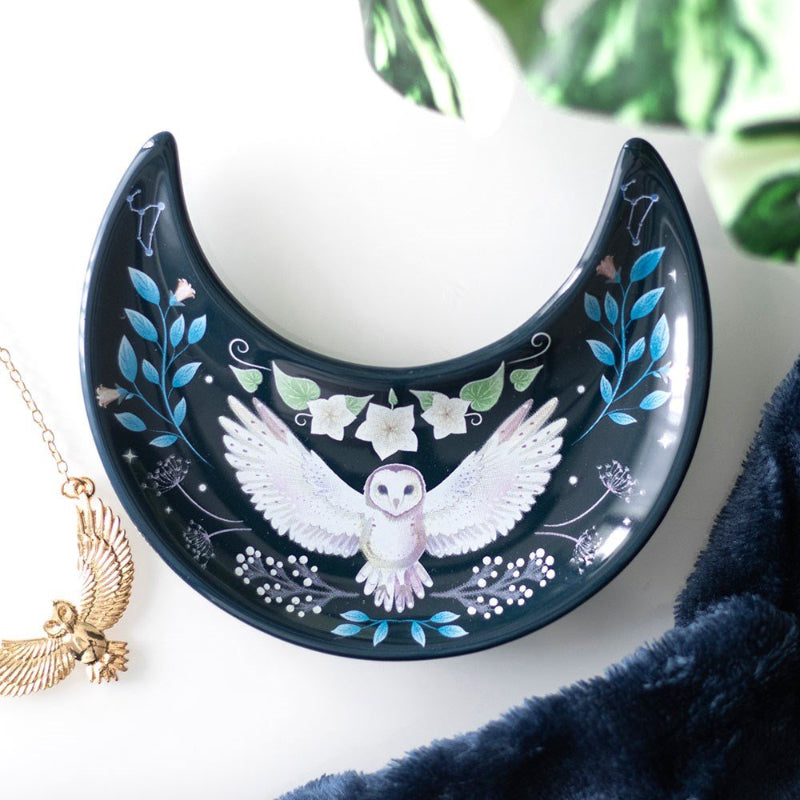 Trinket Dish // Night Owl Crescent Moon