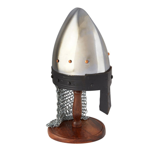 Miniature Medieval Norman Nasal Helmet - Vintage World Australia - 1