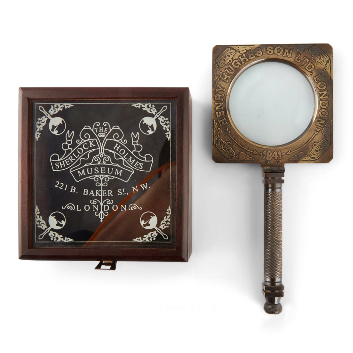 Folding Sherlock Holmes 70mm Magnifying Glass - (MN100) - Vintage World Australia - 4