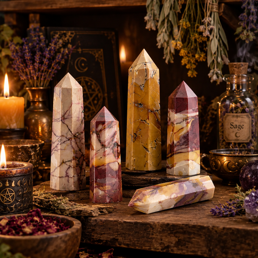 Crystal Point // Mookaite