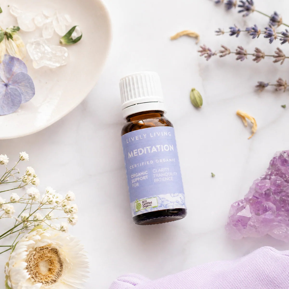 Lively Living // Meditation ACO Certified Organic Essential Oil // 10ml