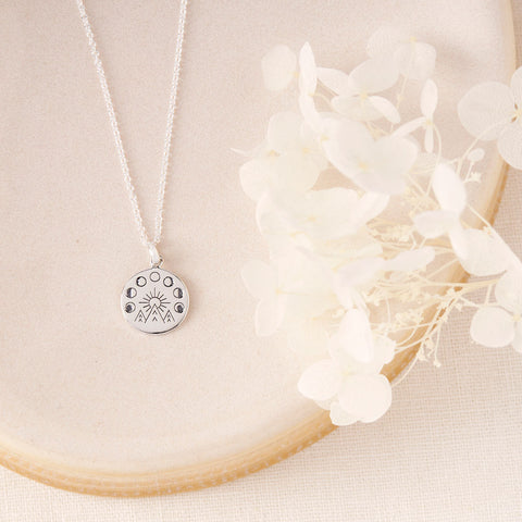 Necklace // Moon And The Mountains Medallion