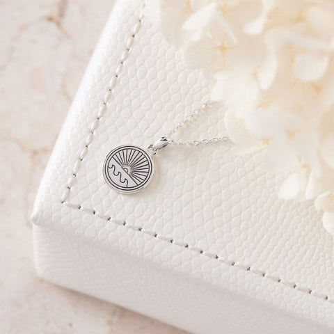 Necklace // Ocean Horizon Medallion