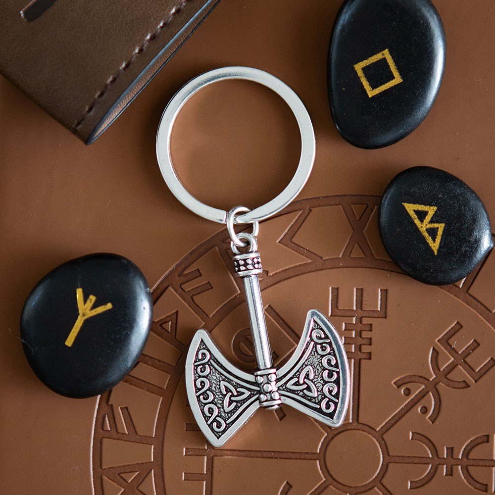 Viking // Keyring // Strength and Power Axe of Valor