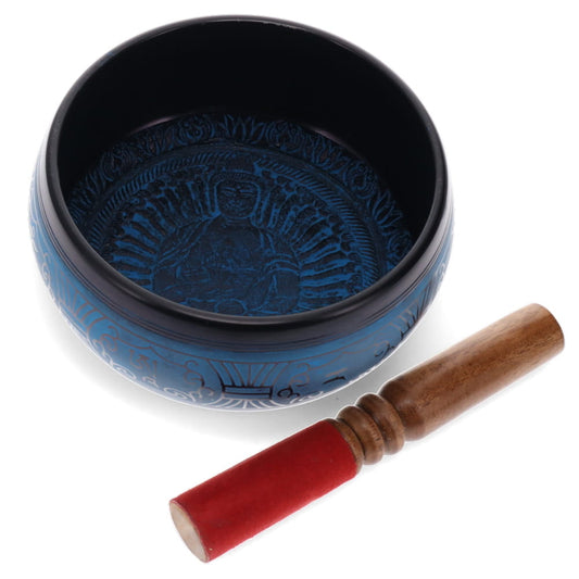 Singing Bowl // Buddha Blue Aluminium // 16.5cm