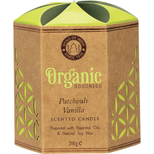 Organic Goodness Natural Soy Wax Candle // Patchouli Vanilla