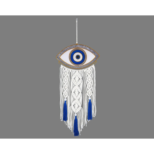 Hanging // Macrame Evil Eye Suncatcher