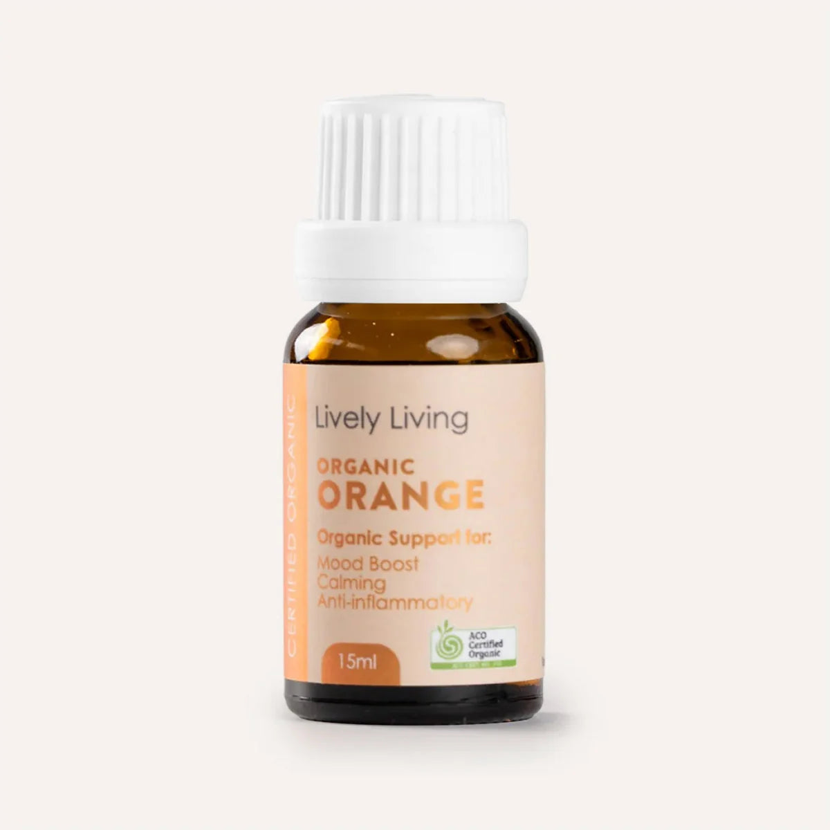 Lively Living // Sweet Orange ACO Certified Organic Essential Oil // 15ml