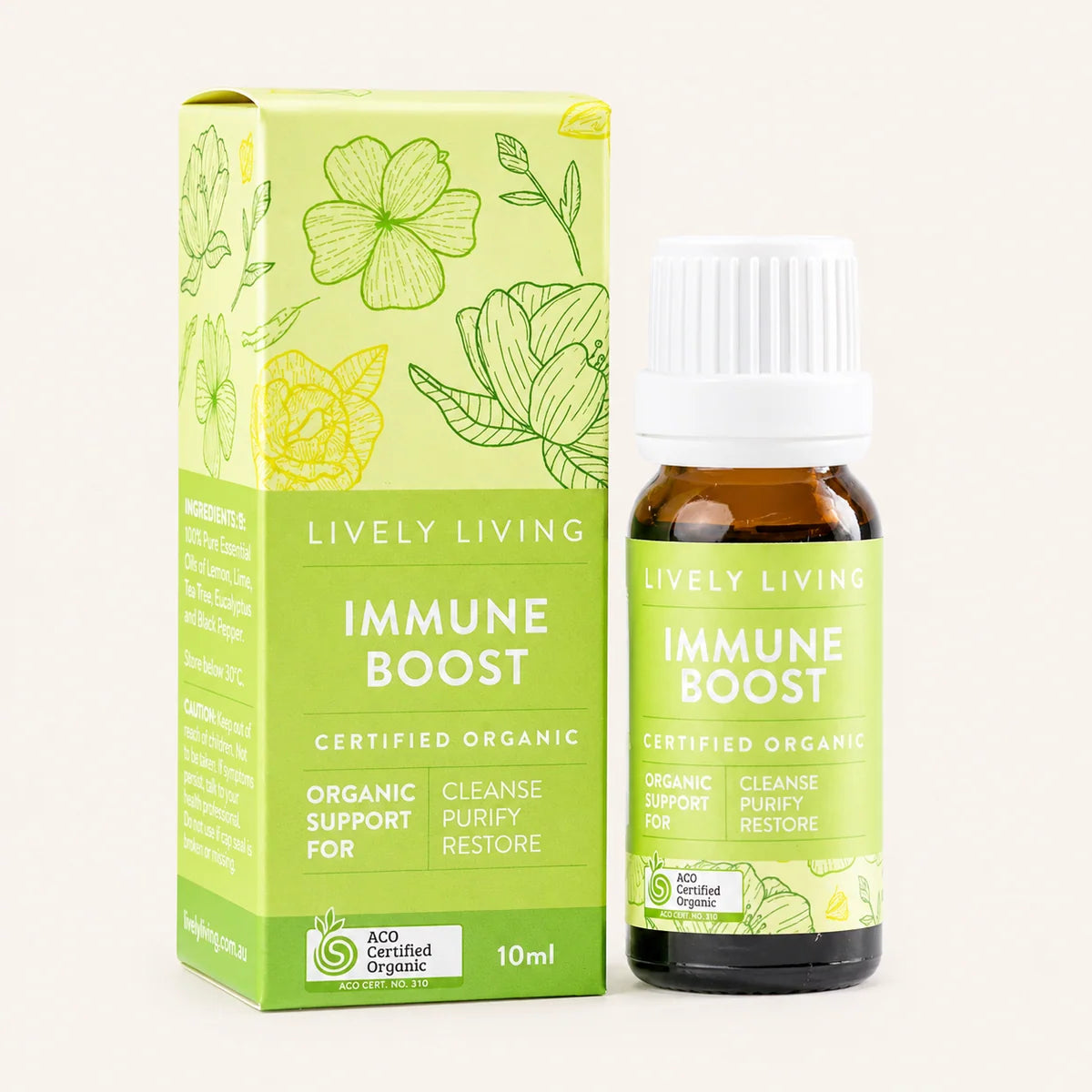 Lively Living // Immune Boost ACO Certified Organic Essential Oil // 10ml
