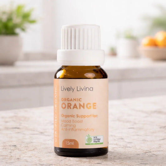 Lively Living // Sweet Orange ACO Certified Organic Essential Oil // 15ml