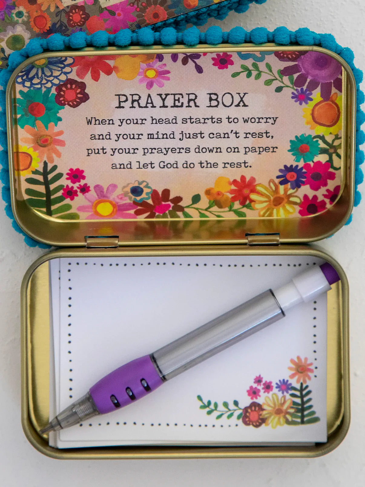 Tin Prayer Box // Don't Worry