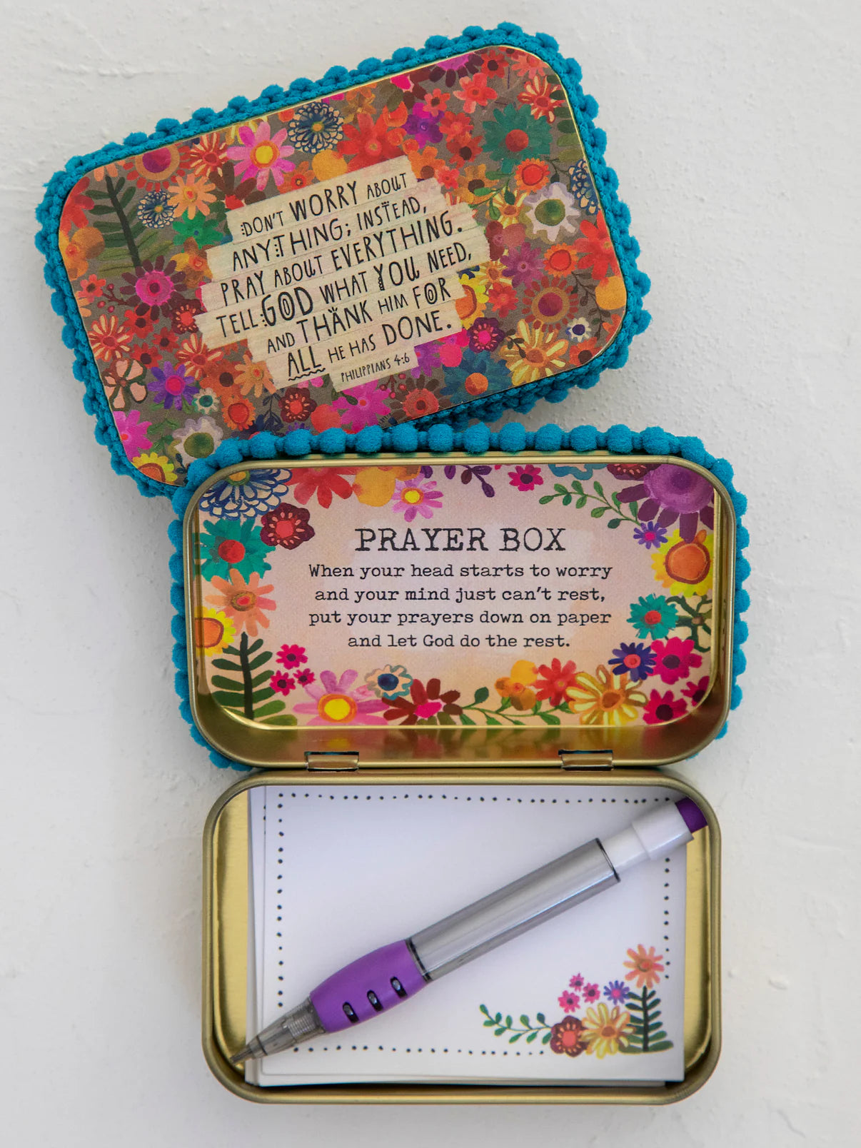 Tin Prayer Box // Don't Worry