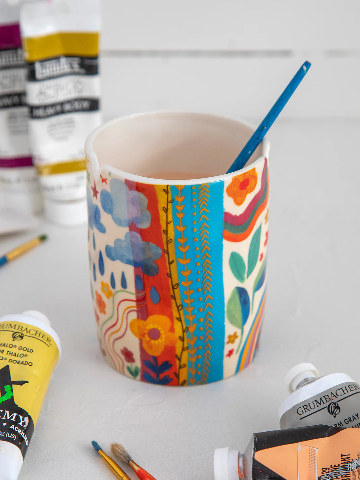 Ceramic Painter's Cup // Make Good Things
