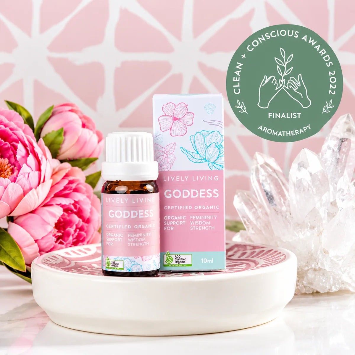 Lively Living // Goddess ACO Certified Organic Essential Oil // 10ml