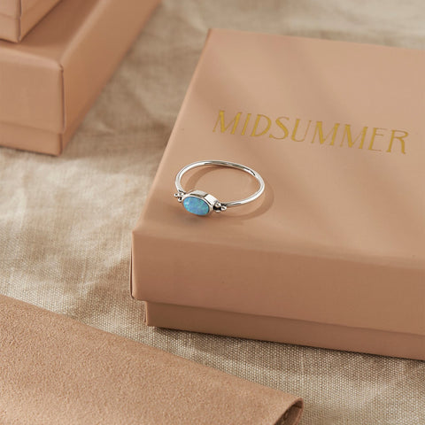 Ring // The Visionary // Azure Opal