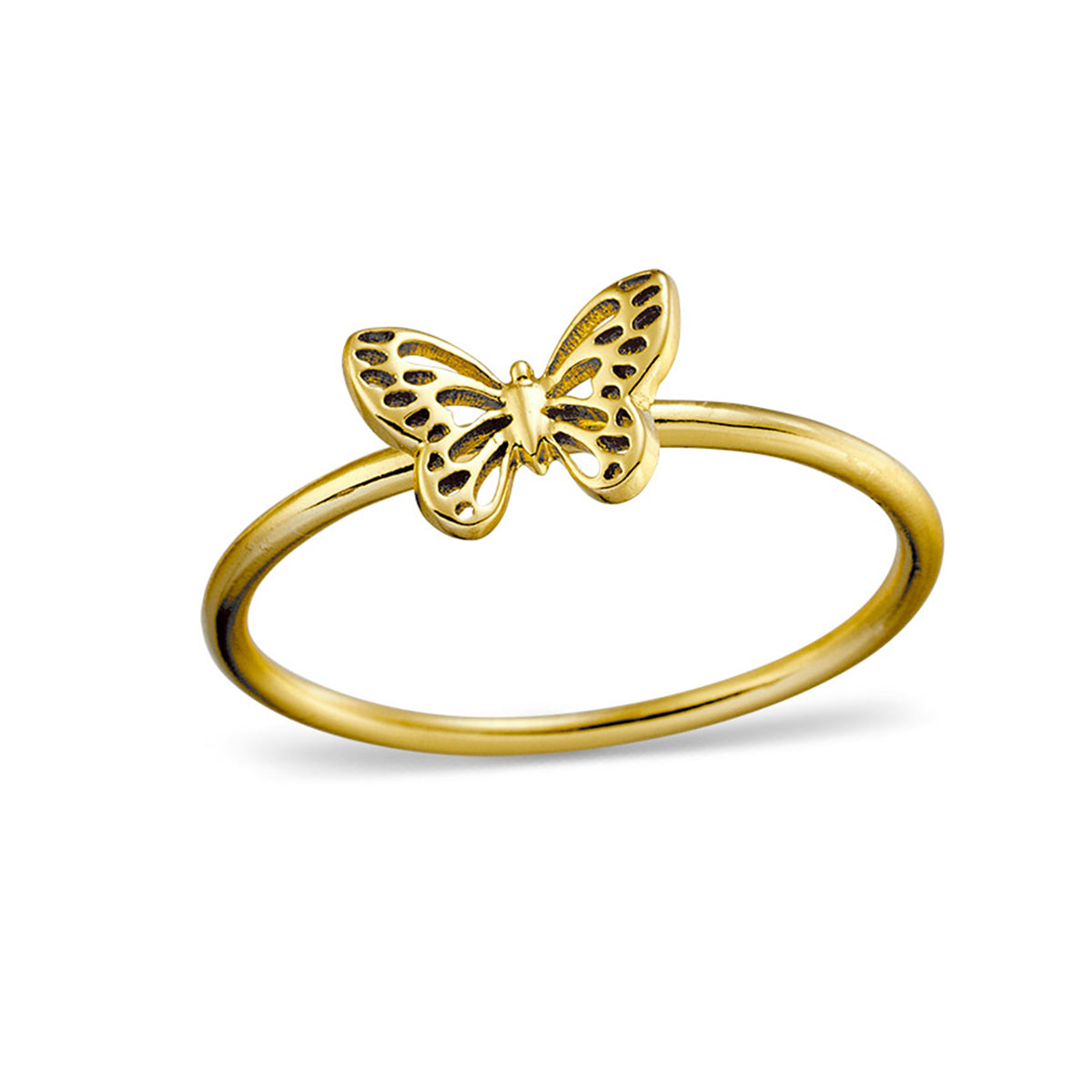 Butterfly Ring Gold