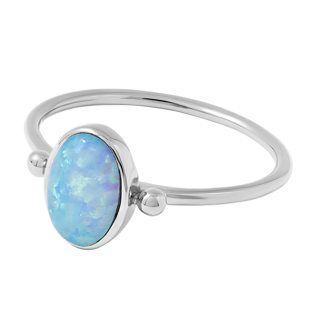 The Lovers Azure Opal Ring