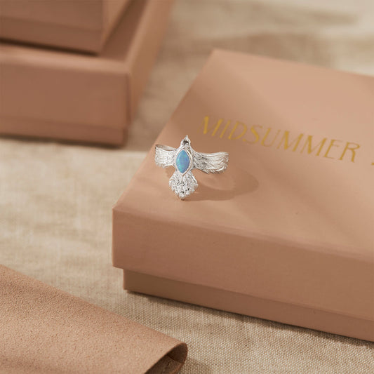 Ring // Eagle Spirit // Azure Opal