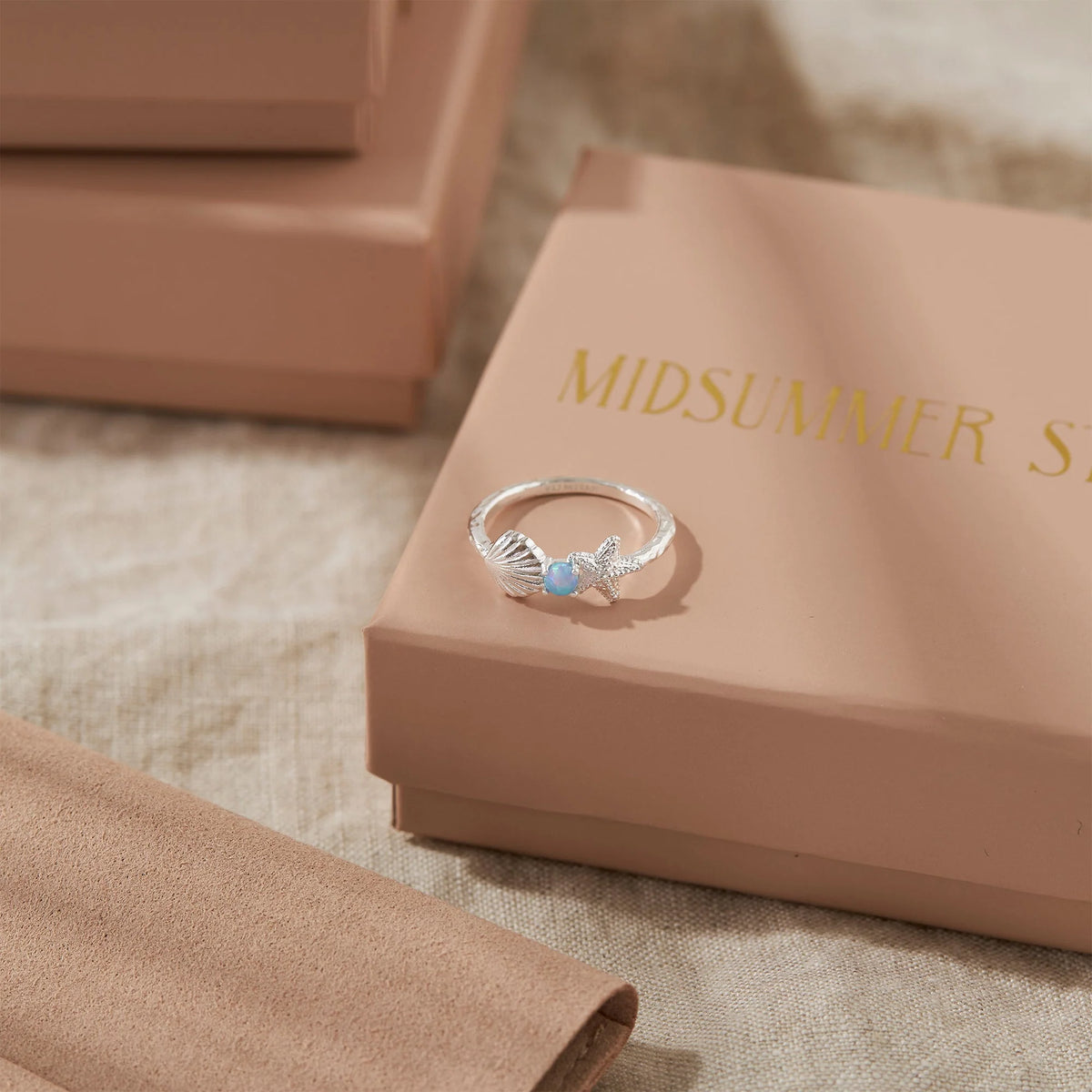 Ring // Mystic Mermaid Azure Opal // Silver