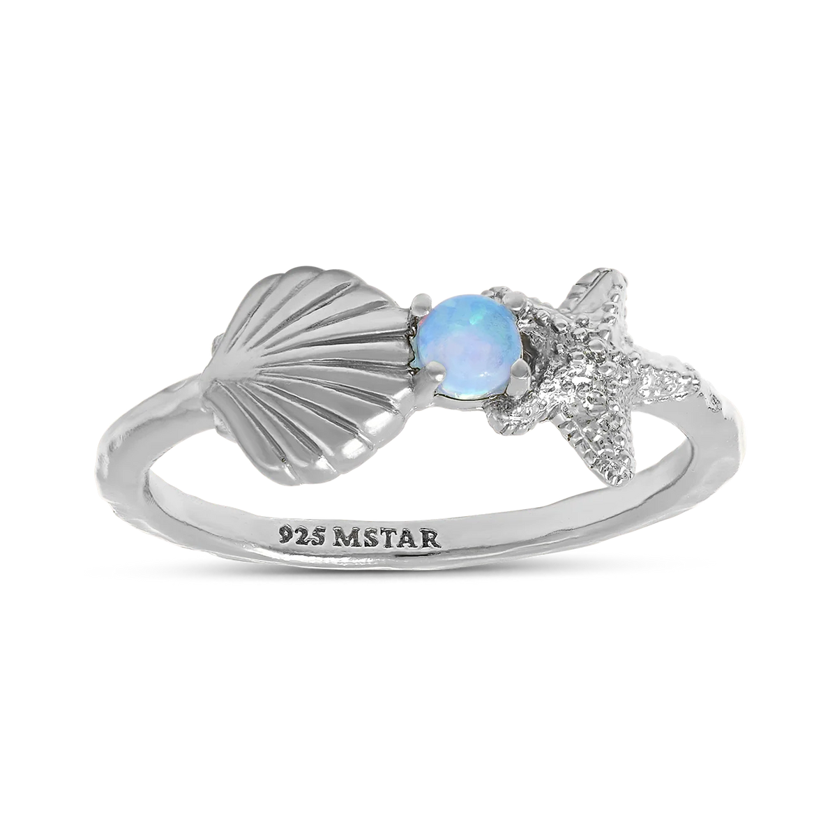 Ring // Mystic Mermaid Azure Opal // Silver