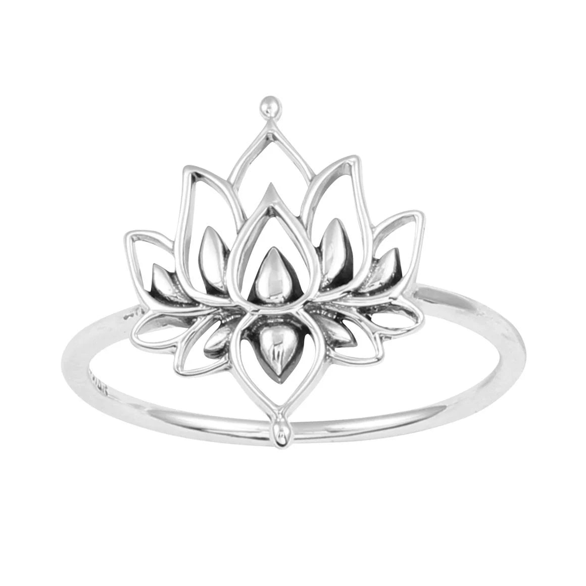 Ring // White Lotus // Silver