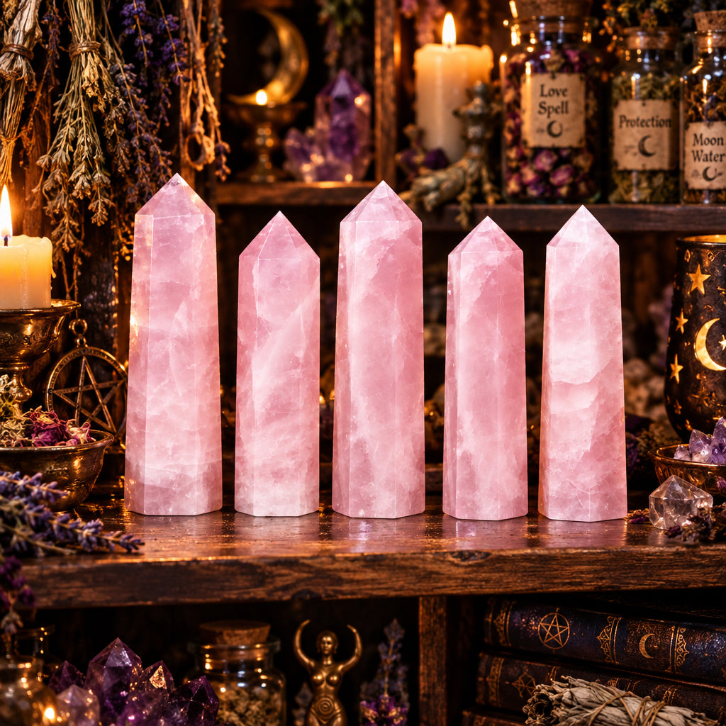 Crystal Point // Rose Quartz