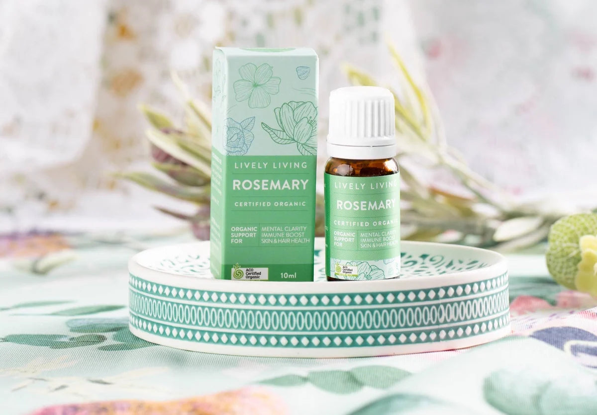 Lively Living // Rosemary ACO Certified Organic Essential Oil // 15ml