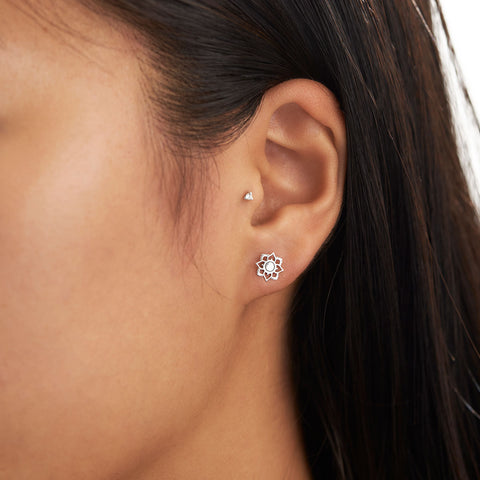 Studs // Mandala Flower