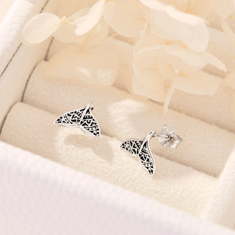 Studs // Mandala Dolphin Tail