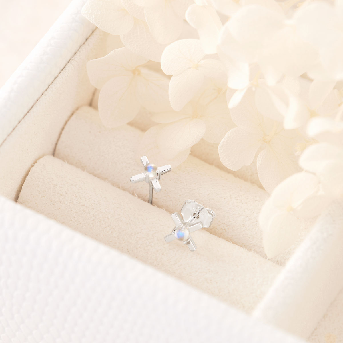 Kiss Moonstone Studs