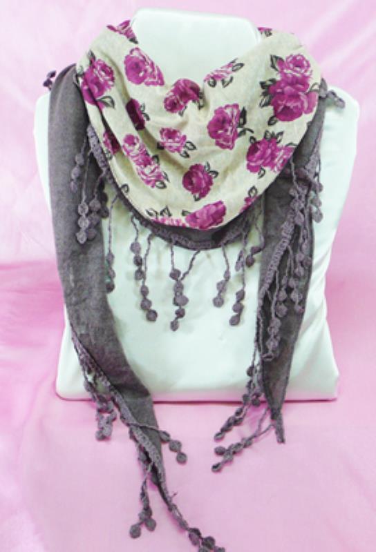 Scarf // Pink Peony