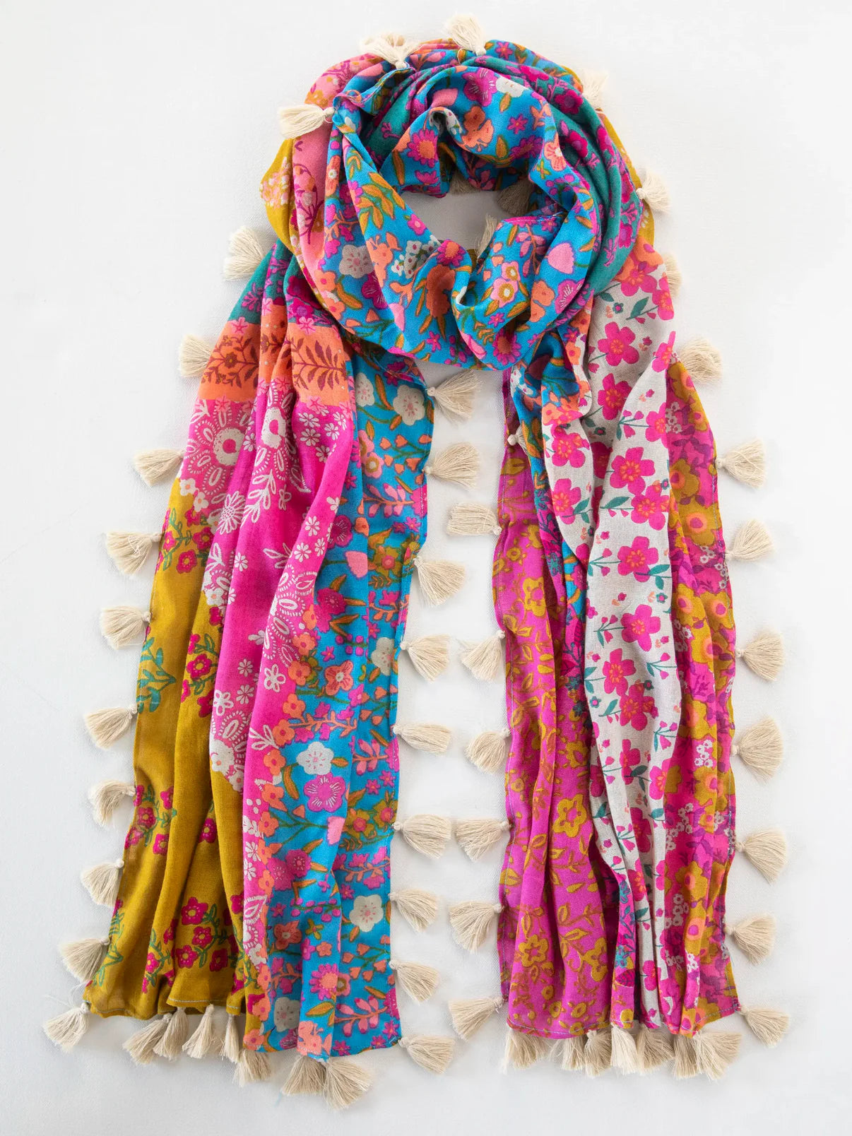 Sayulita Scarf // Mixed Rainbow Floral