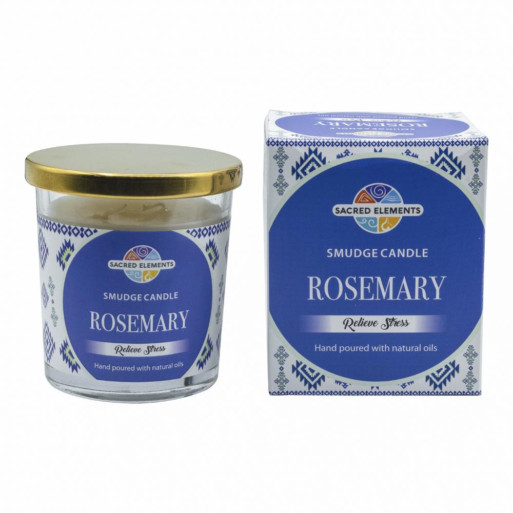 Smudge Candle // Sacred Elements // Rosemary