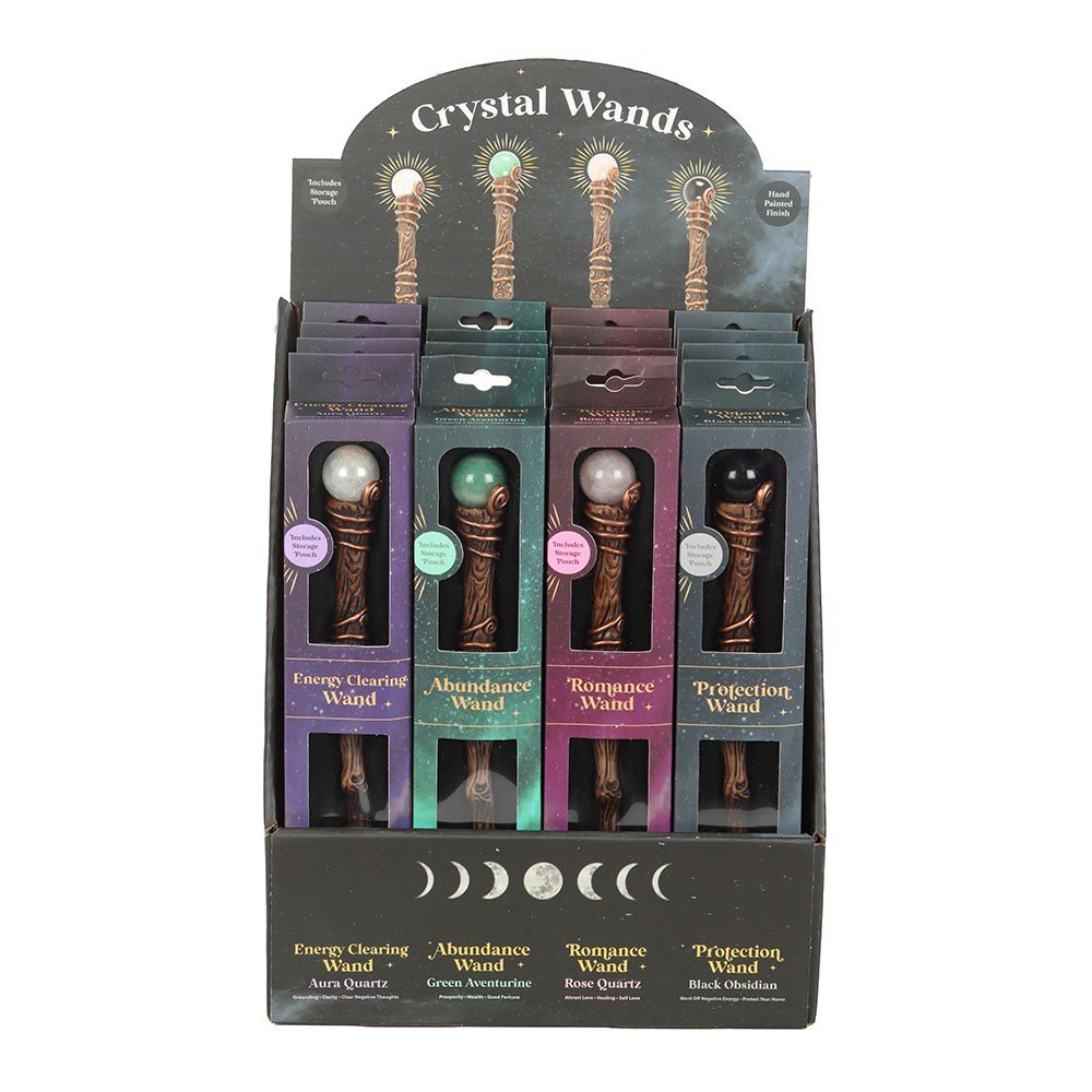 Wiccan // Crystal Wands with Pouches