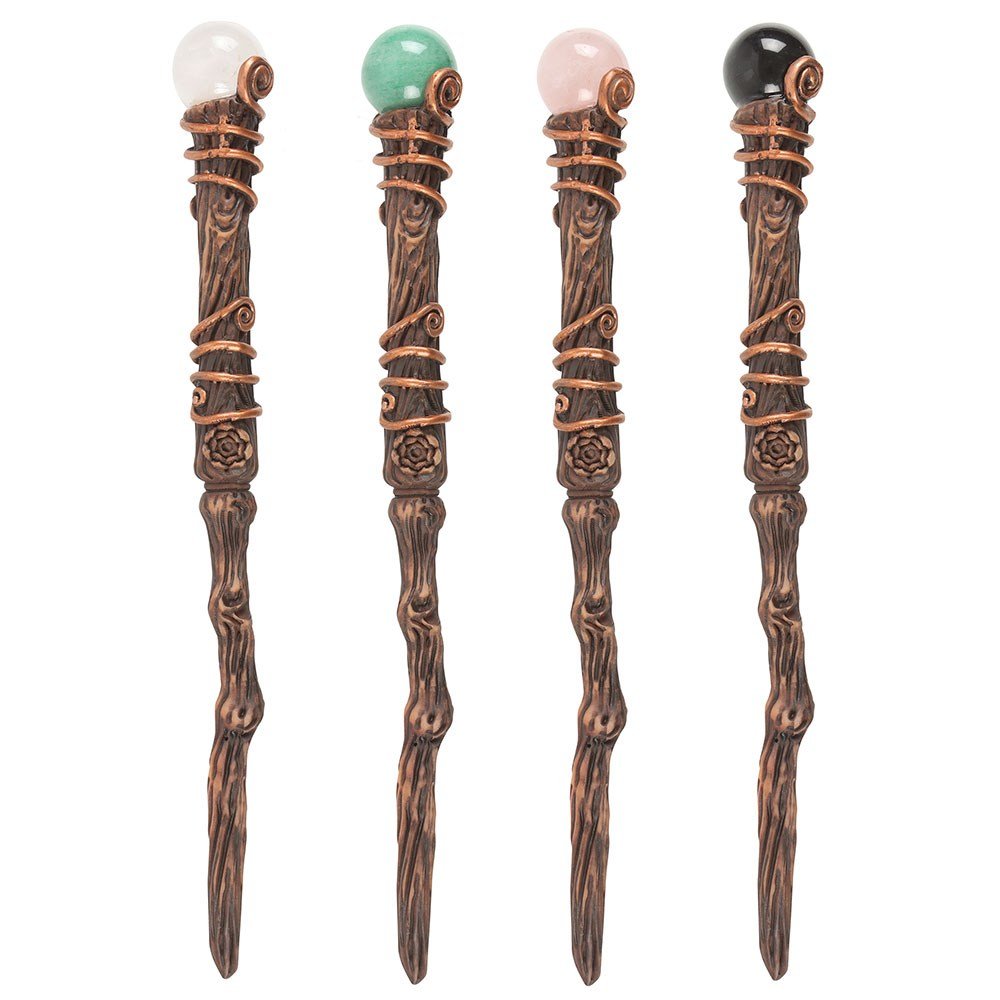 Wiccan // Crystal Wands with Pouches