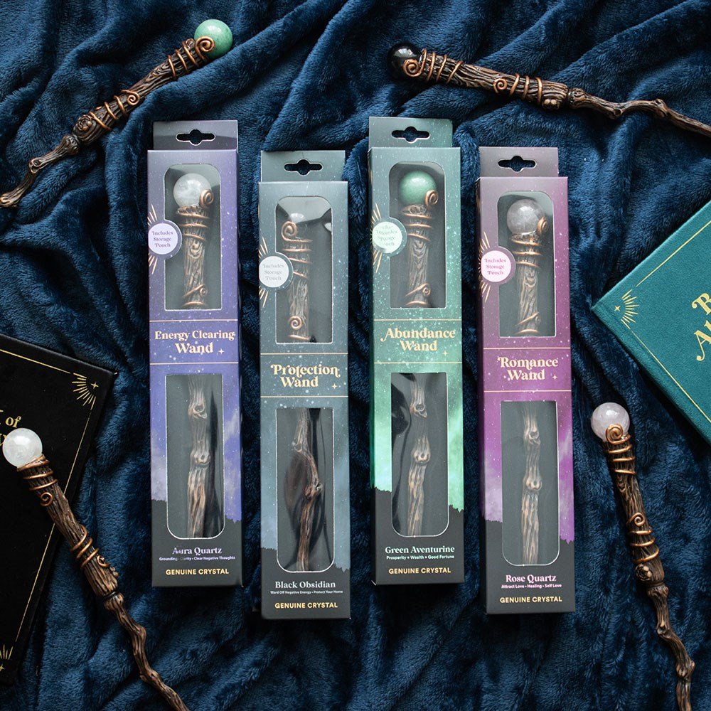 Wiccan // Crystal Wands with Pouches