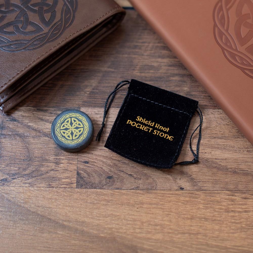 Celtic // Box of 24 Celtic Shield Knot Pocket Stones