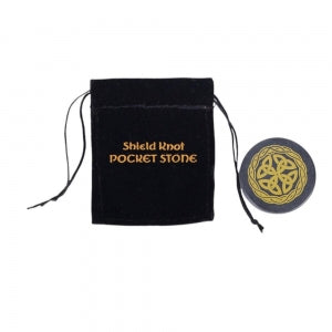 Celtic // Box of 24 Celtic Shield Knot Pocket Stones