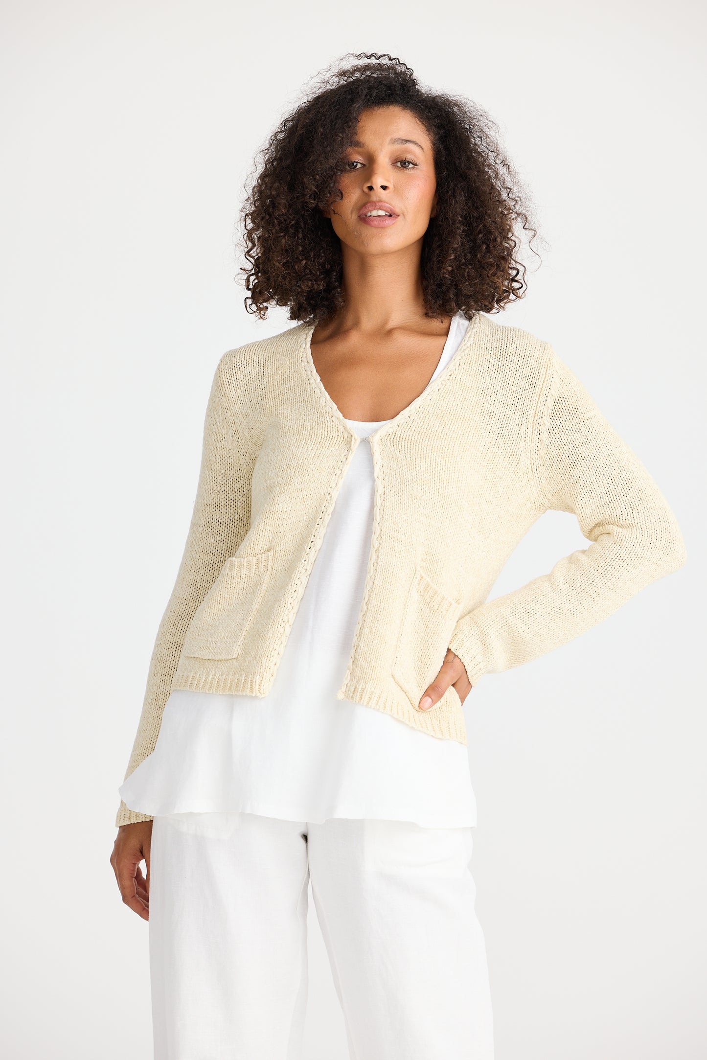 Saffron Cardi // Natural