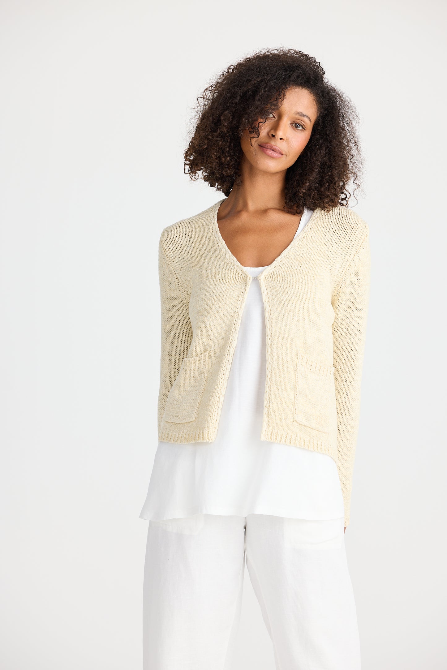 Saffron Cardi // Natural