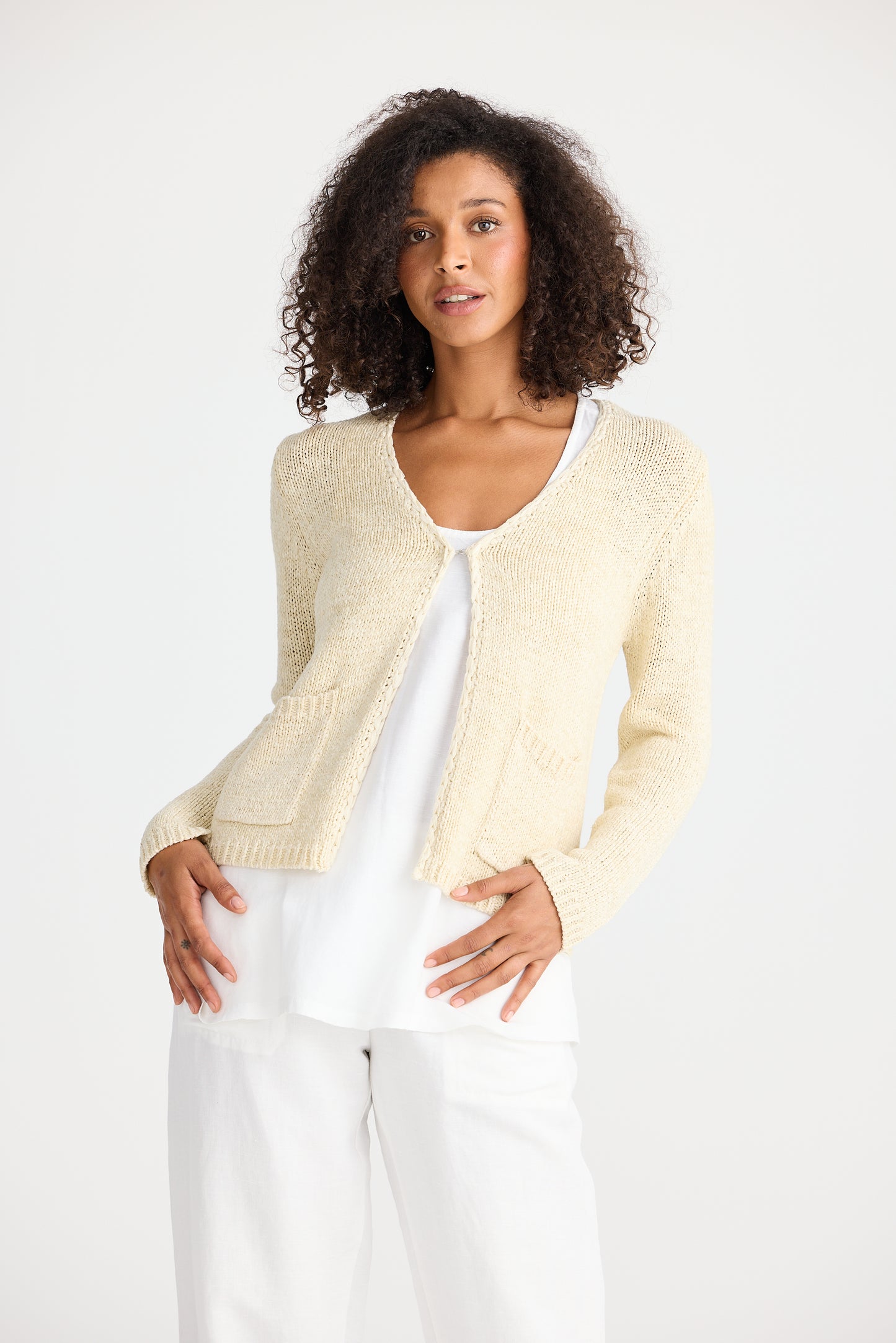 Saffron Cardi // Natural
