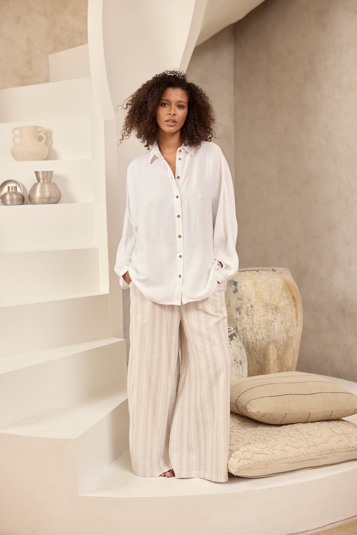 Positano Pant // Tuscan Stripe