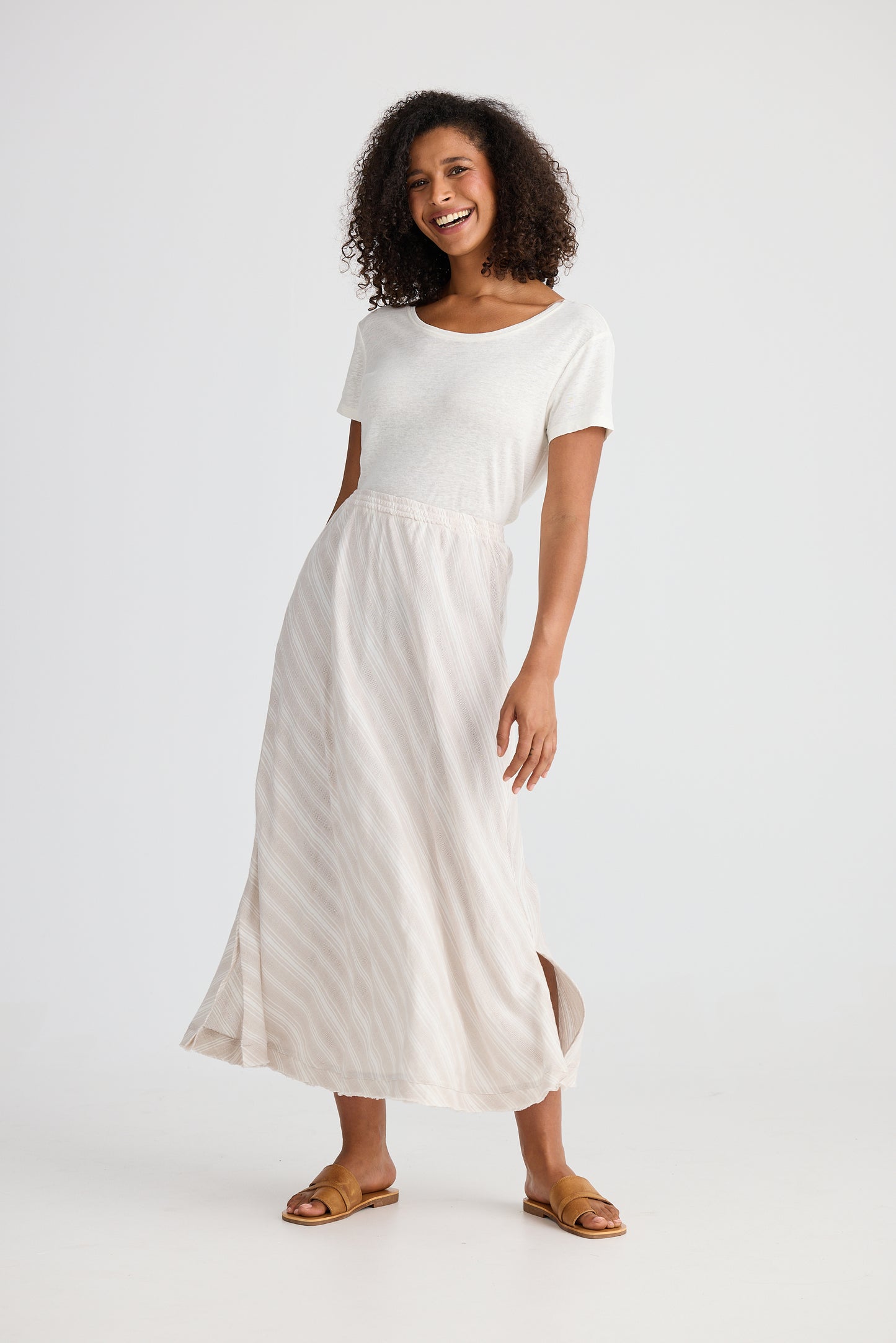 Sicily Skirt // Tuscan Stripe