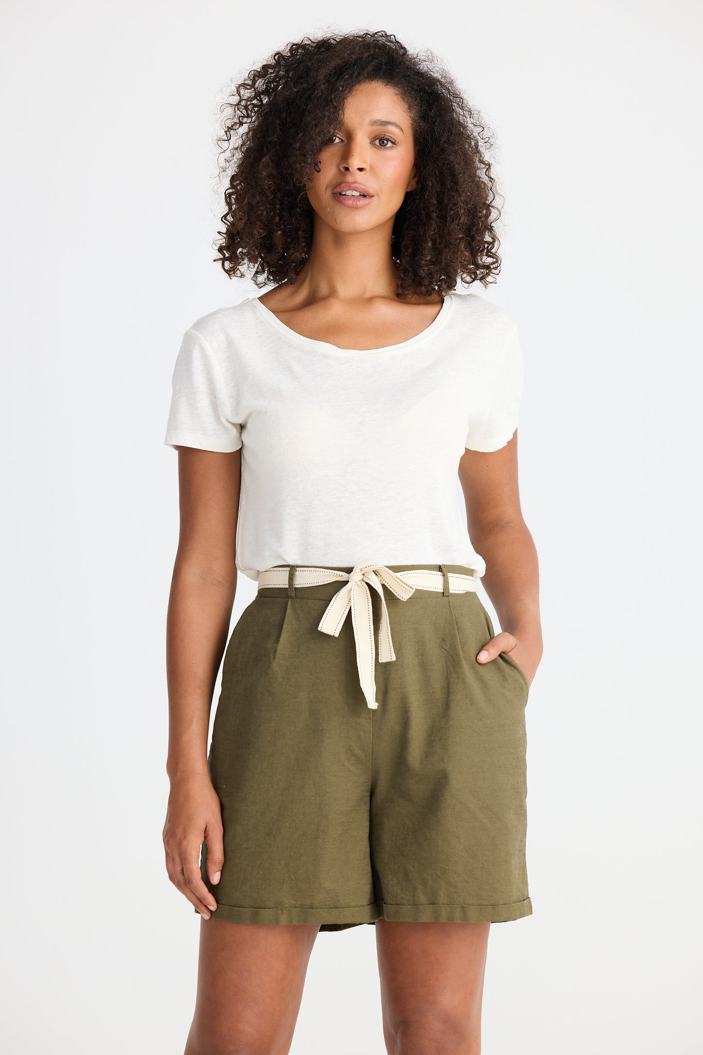 Positano Short // Khaki
