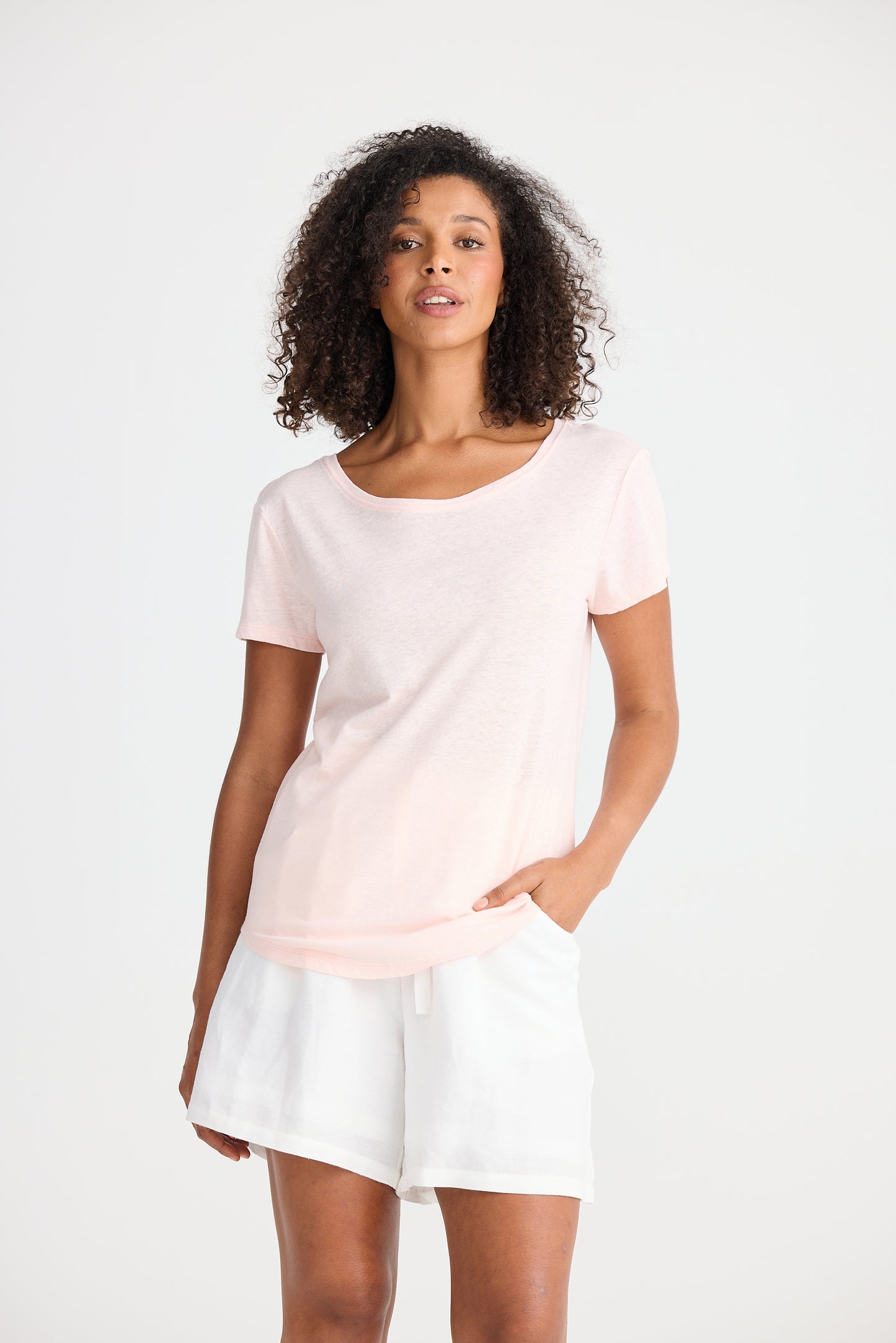 Monza Tee // Pink