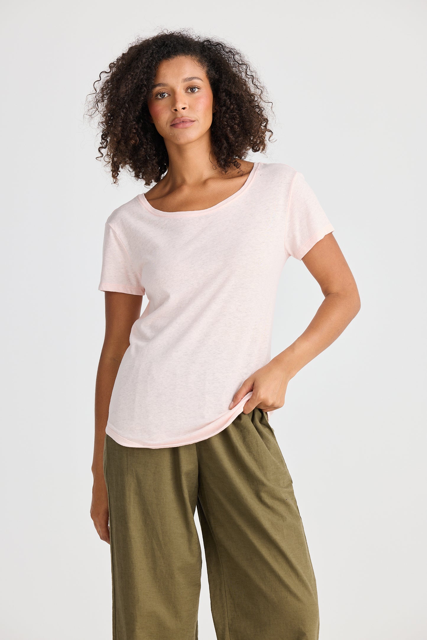 Monza Tee // Pink