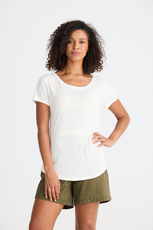 Monza Tee // White