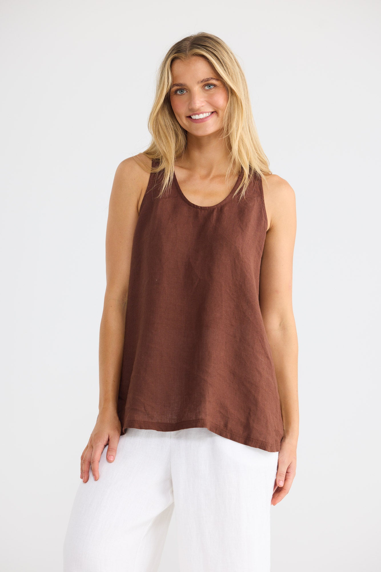 Livorno Singlet // Chocolate