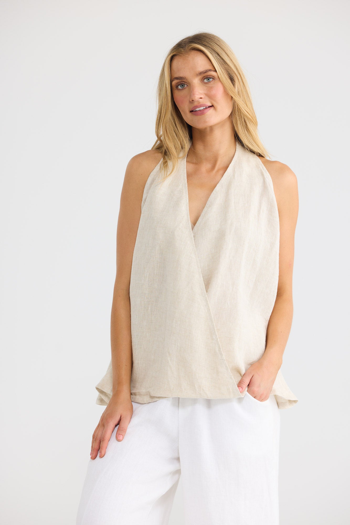 Marais Top // Natural Linen