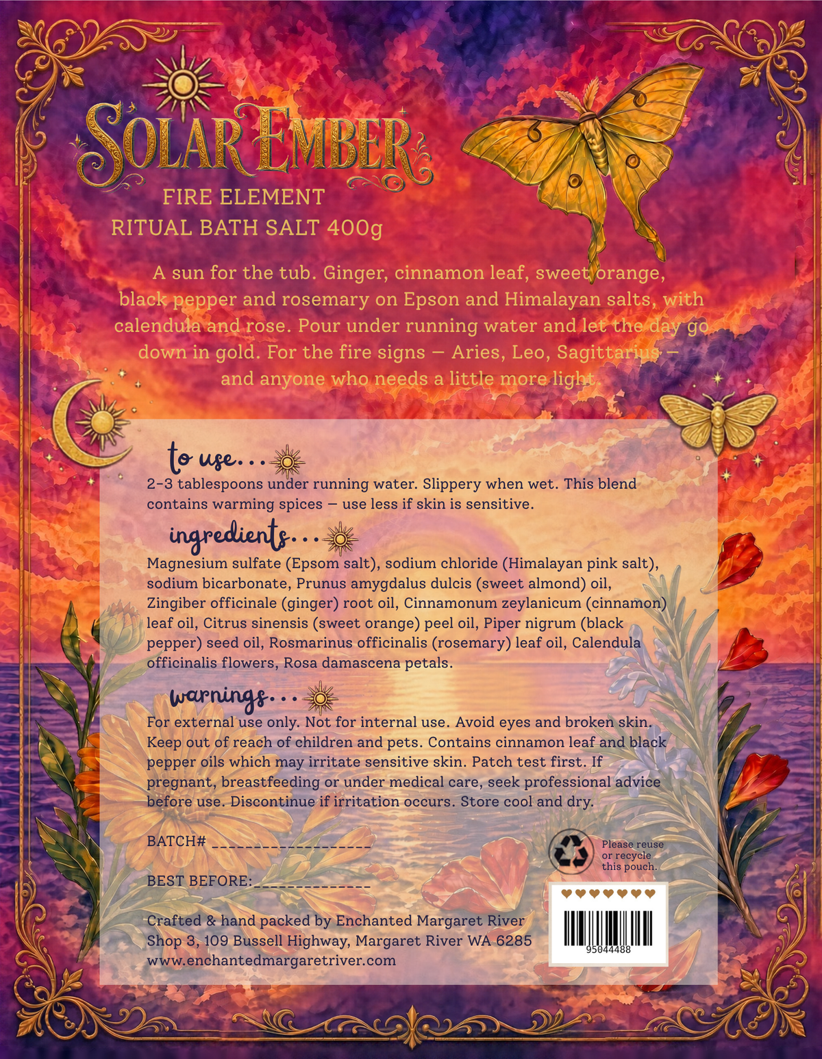 Bath Salts // Solar Ember // 400g